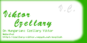 viktor czellary business card